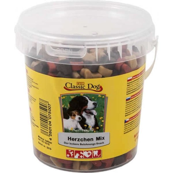 Classic Dog Snack Herzchen Mix